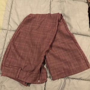 Red and pink plaid NY and Co pants